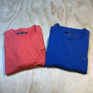 Greg Norman Blue/Coral T-Shirt Bundle